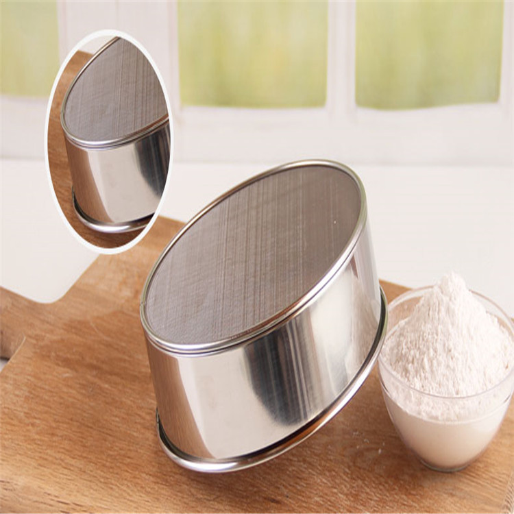 Baking Tools Stainless Steel 304 Round Superfine Flour Sieve Sugar Sieve 60 Mesh Sieve