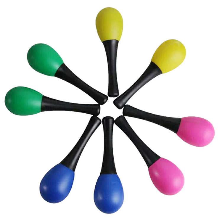 Orff musical instrument sand hammer plastic sand hammer plastic sand ball factory wholesale supply sufficient
