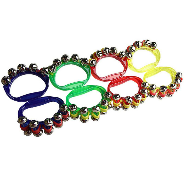 Orff Musical Instrument Hand Rattle Fun Musical Instrument Transparent String Bell Manufacturer Wholesale
