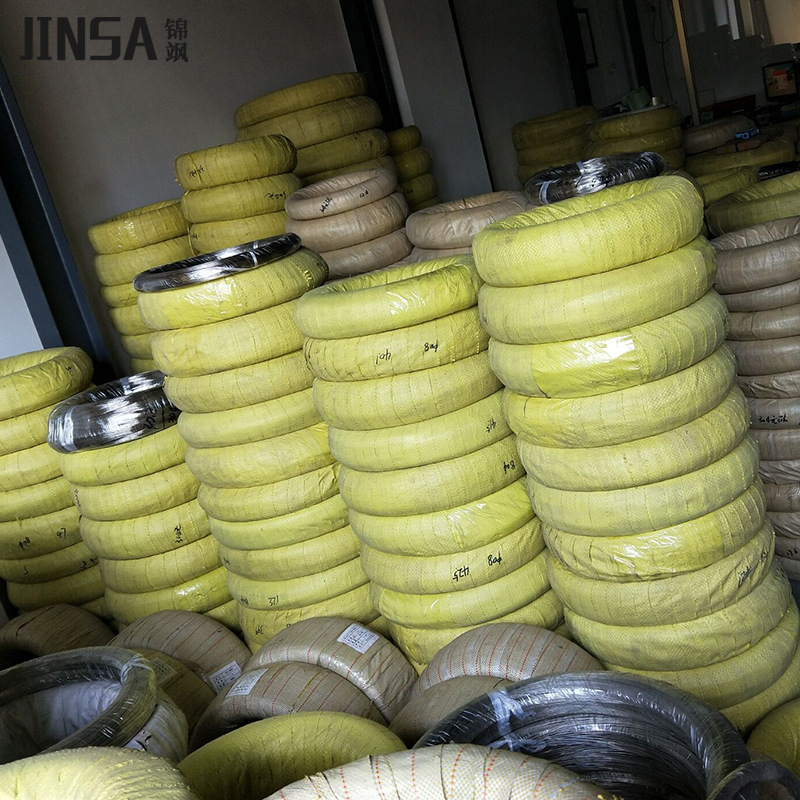 Factory direct 304 stainless steel spring wire medium hard bright hydrogen retreating cord straightening flattening cutting spool