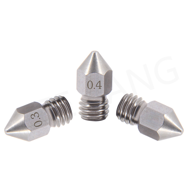 Kai Pang diy accessories Makerbot MK8 nozzle extruder tip stainless steel nozzle 3D printer