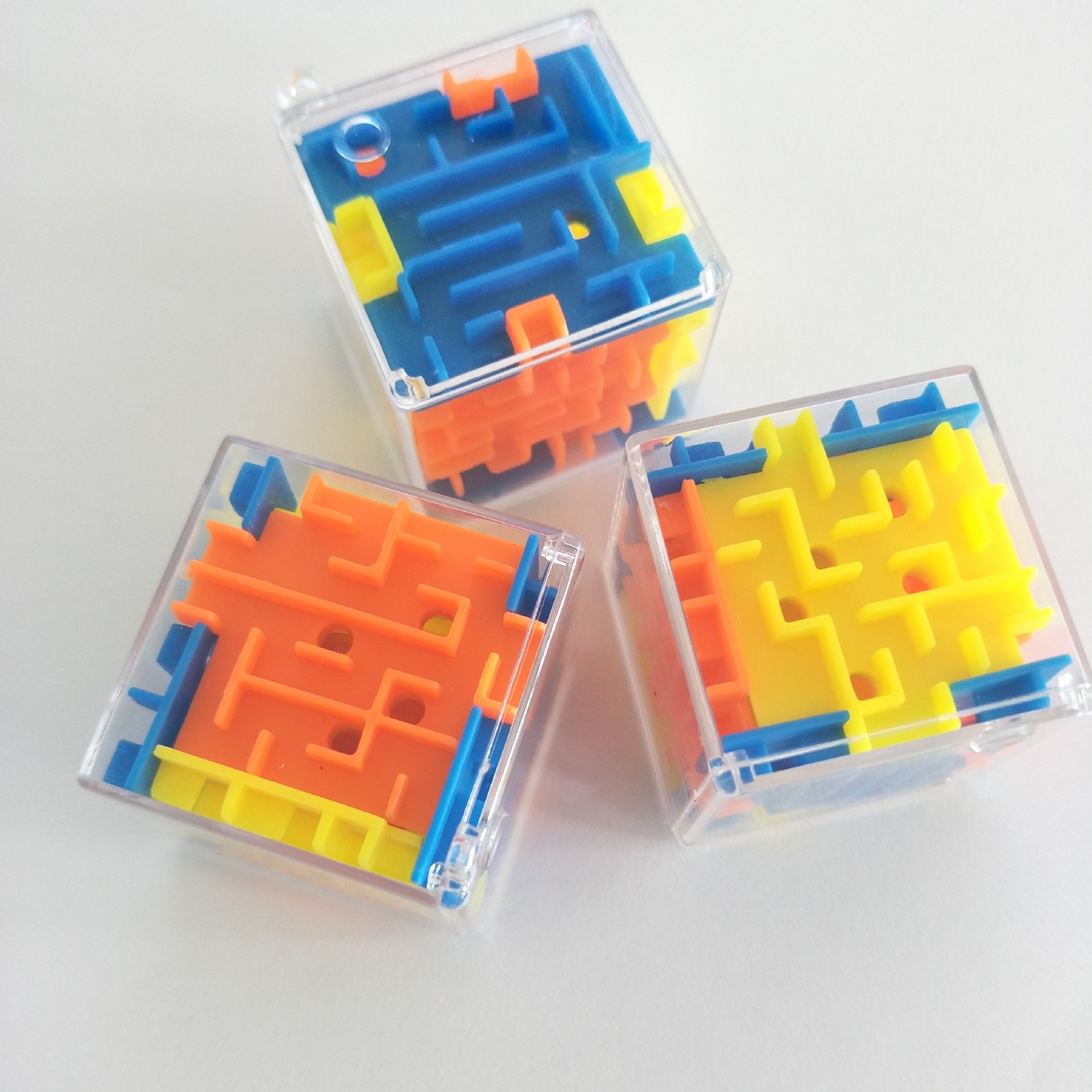 Mini maze ball early education puzzle maze toy children 3d ball maze rotating puzzle cube wholesale hot sale
