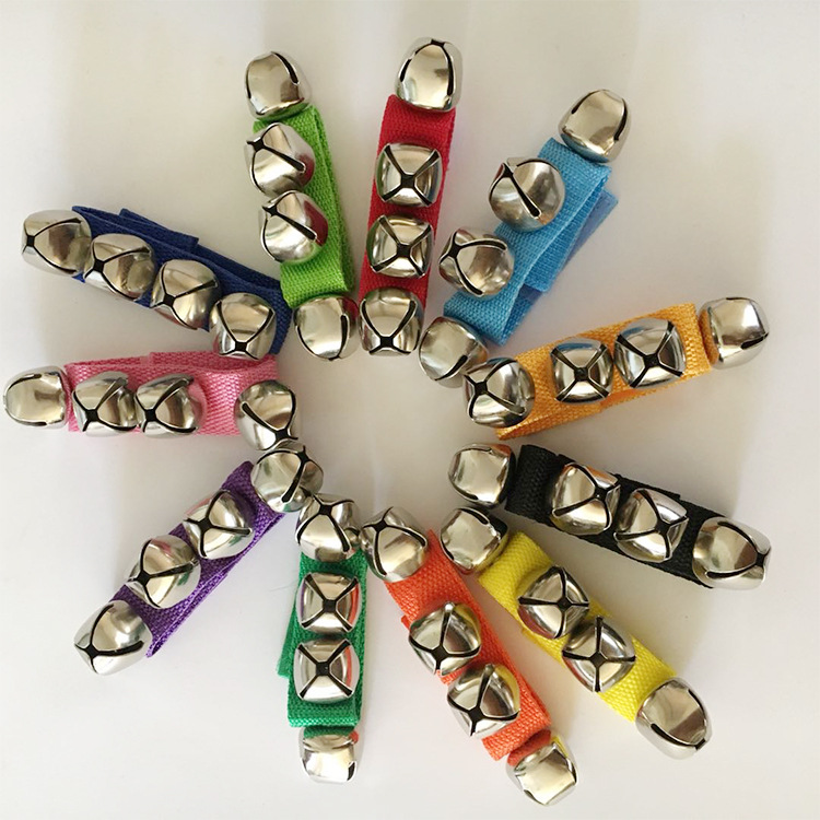 Оптовая продажа музыкальных инструментов Орфа: браслетный колокол, ручной колокол, ножной колокол, танцевальный браслетный колокол, поясной колокол, детская погремушка