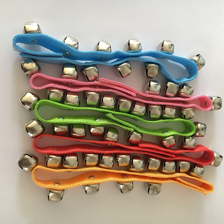 Manufacturer Wholesale Orff Musical Instrument Wrist Bell Hand Bell Foot Bell Dance Wrist Bell Waist Bell Hand Rattle