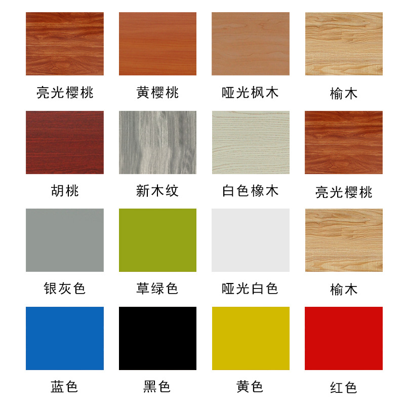 Shuolin manufacturers sell wooden trough board display rack trough board aluminum alloy hook MDF high density shelf Wantong board