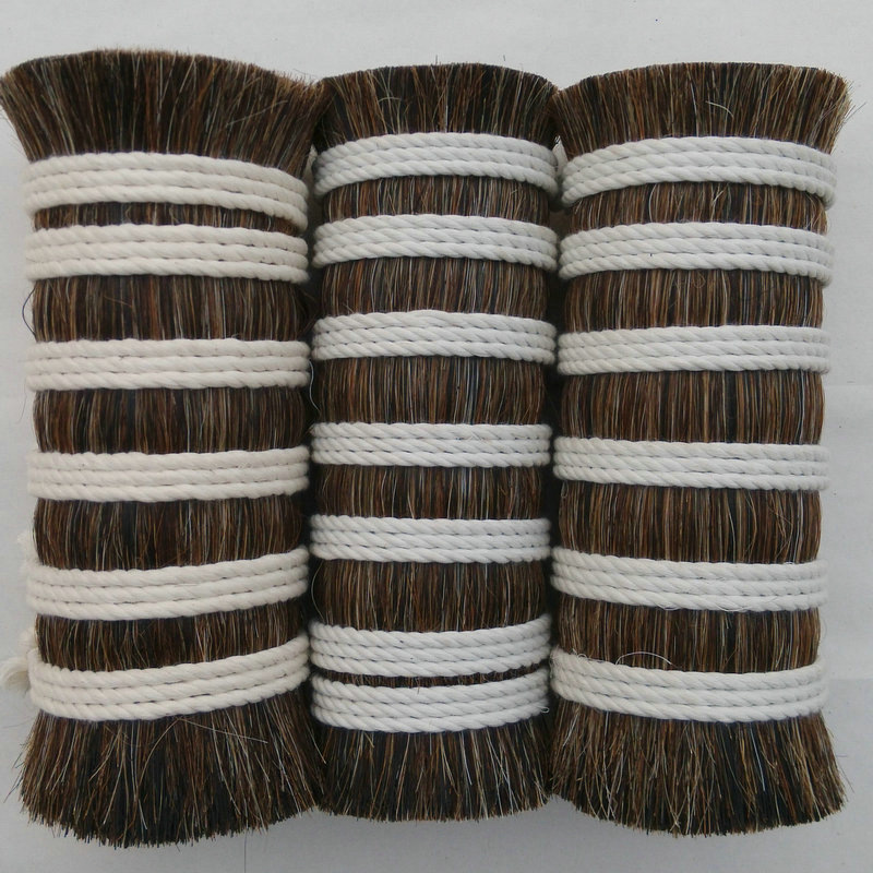 Wholesale color ponytail 10-14cm non-pointed non-short industrial bristles animal bristles brush color horse bristles