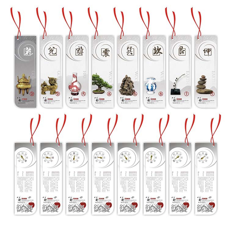 индивидуальная толстая бумажная закладка в коробке, закладка особой формы, магнитная закладка из ПВХ с бамбуковым дизайном, закладка с напечатанным логотипом и кисточкой