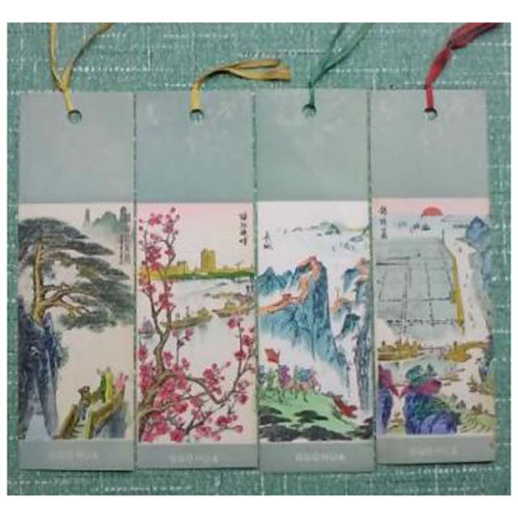 Customized Thickeneded Paper Bookmark Boxed Bookmark Special-Shaped Pvc Bamboo Bookmark Magnetic Bookmark Printed Logo Tassel