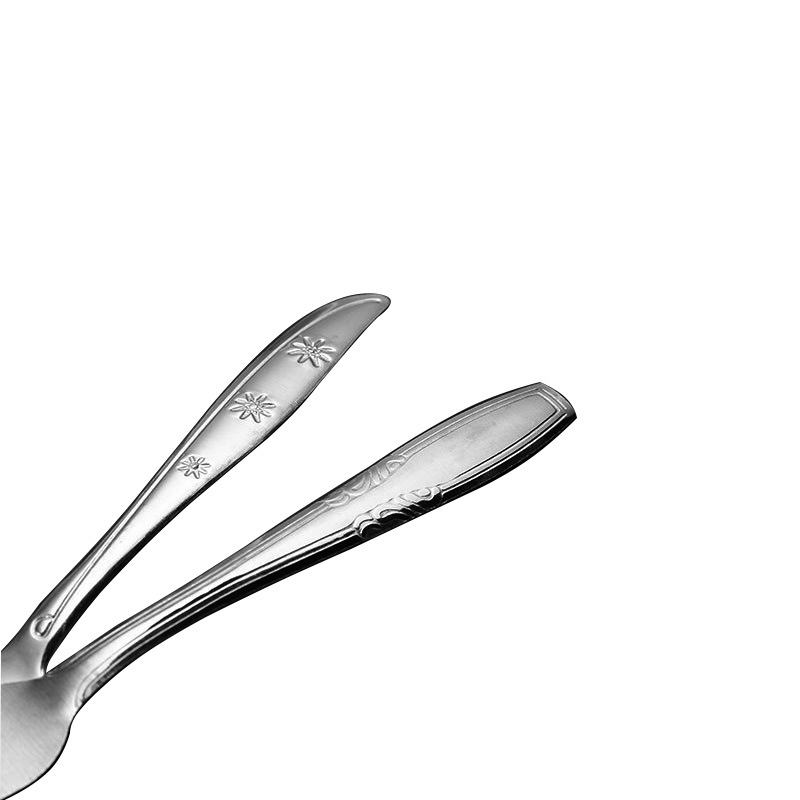 Wholesale stainless steel spoon household soup spoon supermarket supply fruit fork hotel restaurant tableware canteen lunch box spoon