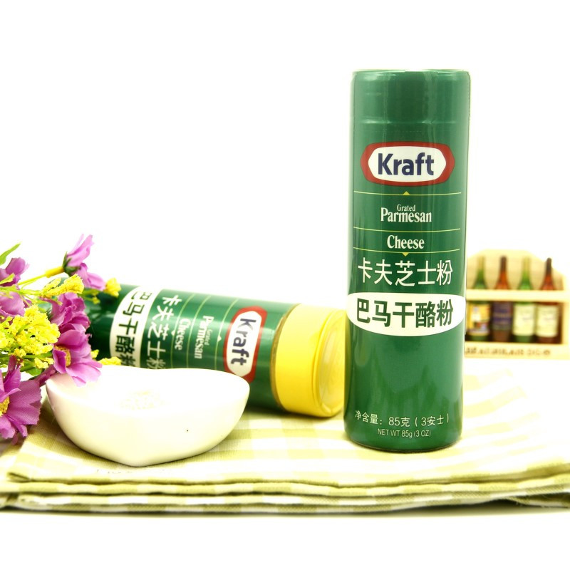 Kraft cheese powder 85g imported parmeson cheese powder Pizza Pasta barmachen cheese cheese powder