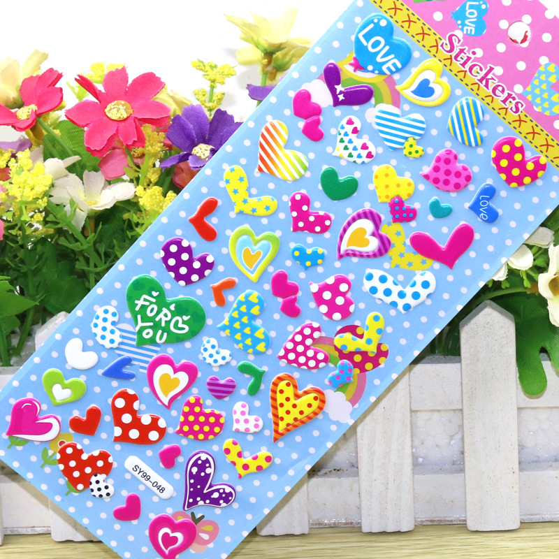 Free design patterns to make three-dimensional bubble stickers resin acrylic diamond stickers drop glue crystal stickers and paper hand account stickers