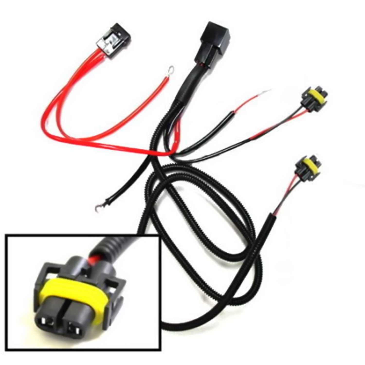Wholesale Car Lights H11 Headlight Xenon Lamp Wire Set Relay Wiring Harness Car Acch11 Fog Light Cross-Border Exclusive Supply