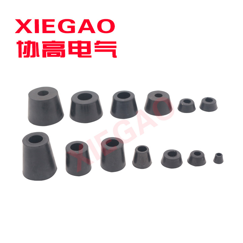 Factory supply strip steel pad rubber foot pad heavy rubber and plastic foot cover instrument foot pad high quality anti-aging machine foot