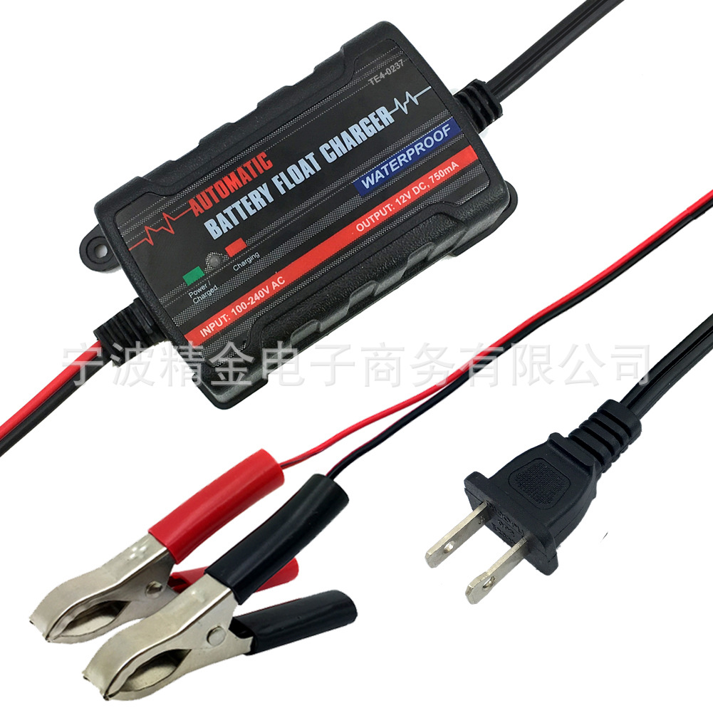 Charger Car Battery Motorcycle Charging Lead-Acid Battery 6V12V Suitable for Atv and Utv Us Standard Smart