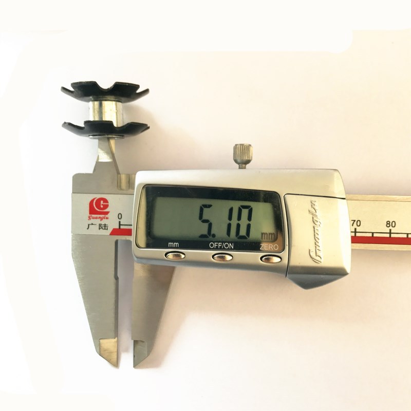 Bicycle front fork flower heart sunflower hanging heart front fork flower core Bowl set accessories hexagonal flower piece 28.6mm