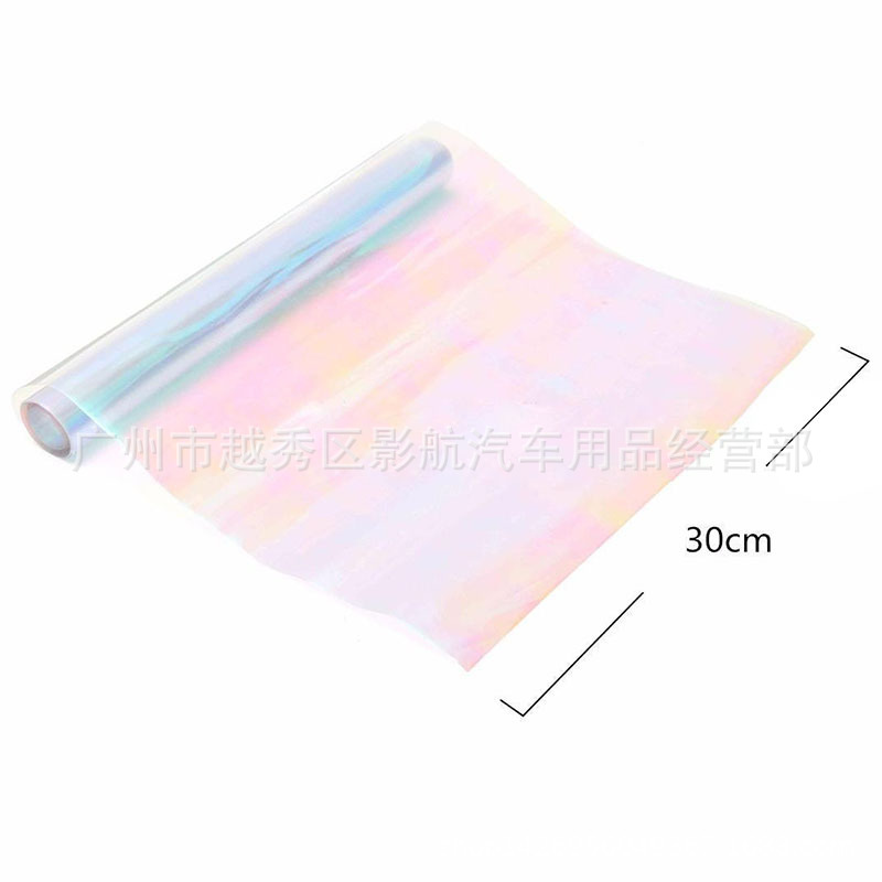 Foreign trade for car headlight color change film chameleon Light Film Magic Light Film colorful tail light film fog light Film