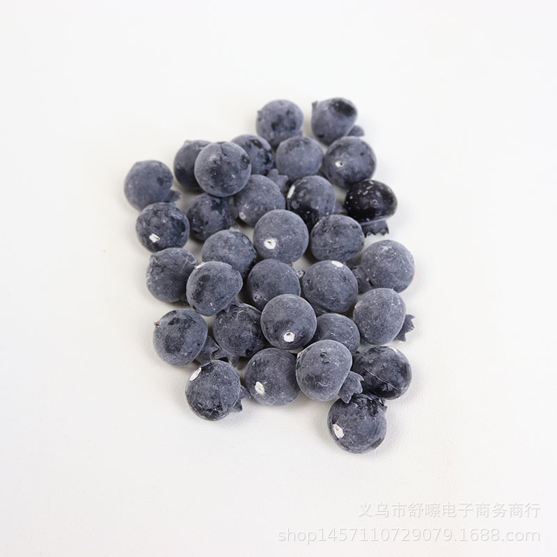Simulation blueberry foam fruit particle model photography cabinet window display props hotel restaurant decoration