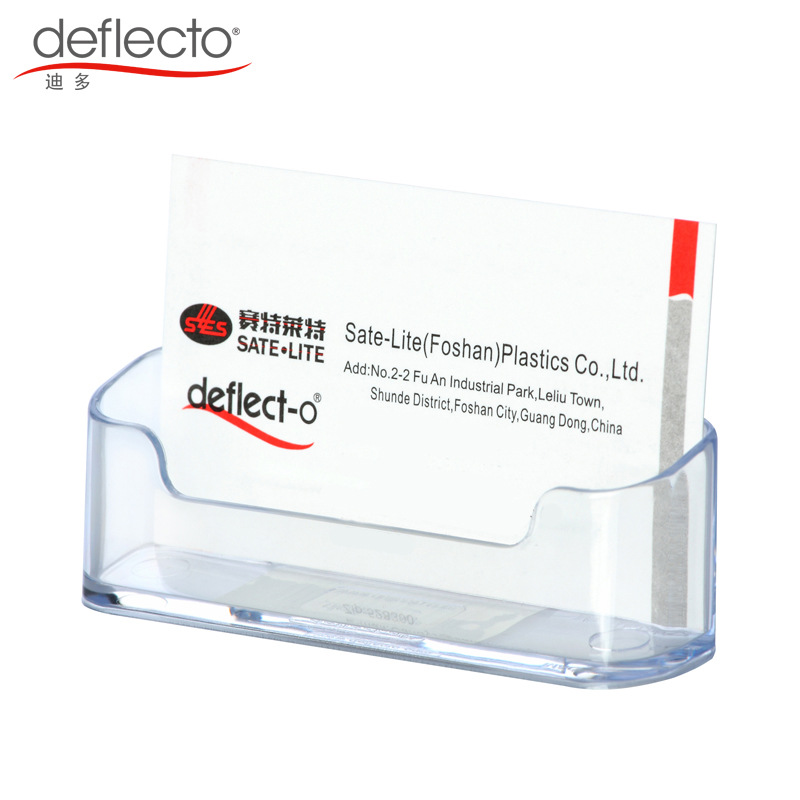 США Dido Производители Прозрачный Пластиковый Чехол для Визиток Однослойный Настольный Держатель для Визиток Шелкография Кросс-Бордер