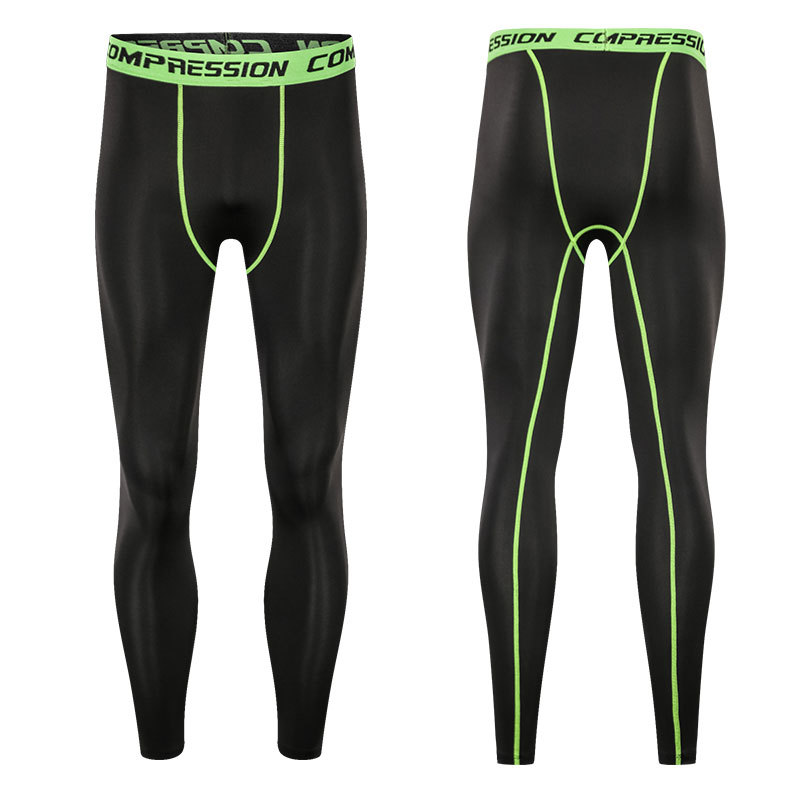 New Compression Men's Leggings, Outdoor Cycling Sports Quick-Drying Pants for Men, Sports Tights, Fitness Pants for Men