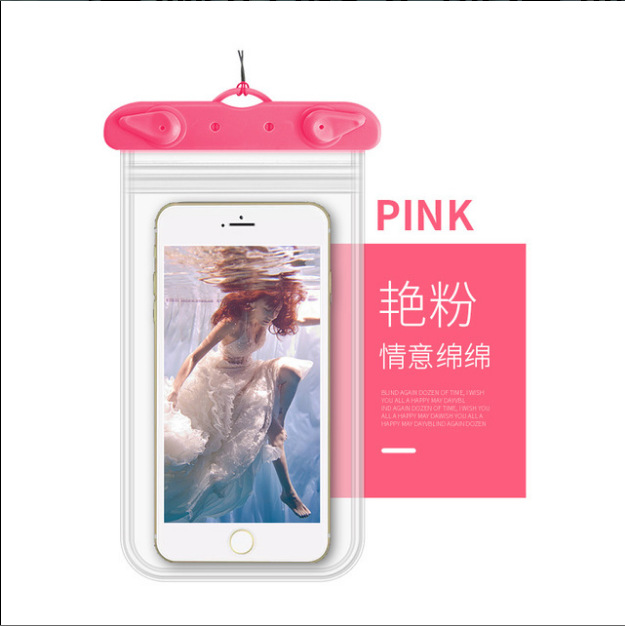 Spot touch screen color mobile phone waterproof bag transparent PVC waterproof case new swimming diving universal waterproof bag