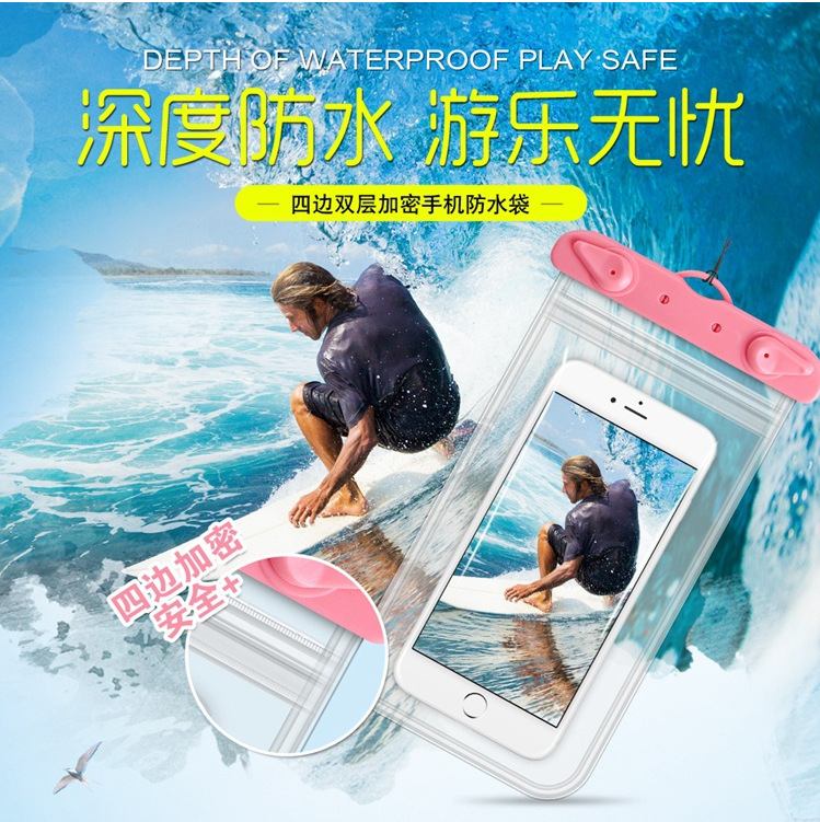 Водонепроницаемый чехол для мобильного телефона с сенсорным экраном, прозрачный, ПВХ, новый, универсальный для плавания и дайвинга