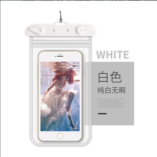Spot touch screen color mobile phone waterproof bag transparent PVC waterproof case new swimming diving universal waterproof bag