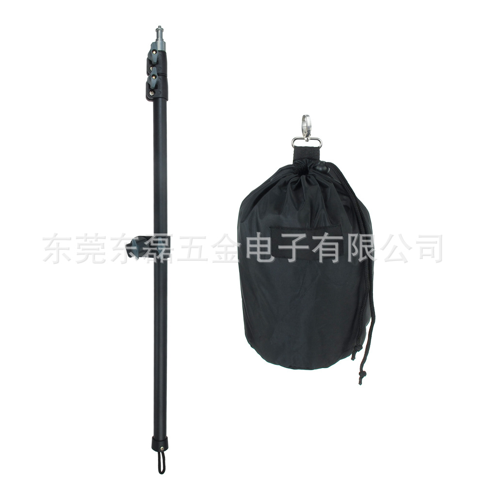 Photography Ceiling Light Stand Crossbar Cantilever Stand Horizontal Arm Studio Boom Light Stand 2.4m Section Telescopic