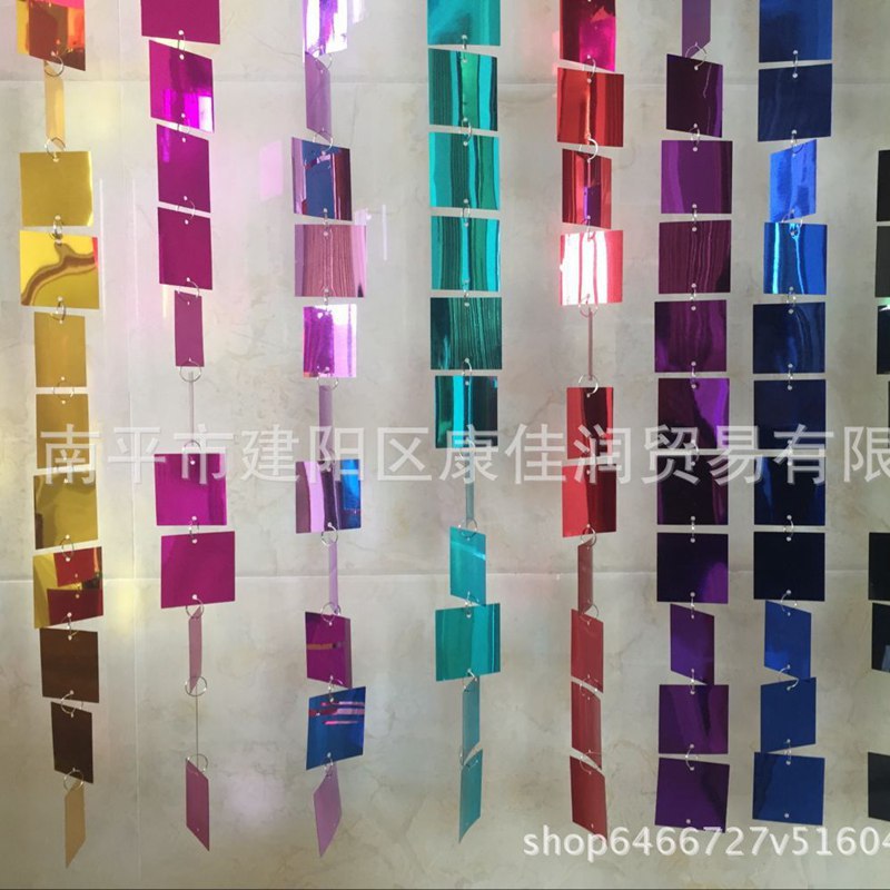 Sequin Curtain Sequin String Wedding Sequin Curtain Round Decorative Curtain Stage Gold Silver Wedding Sequin Curtain