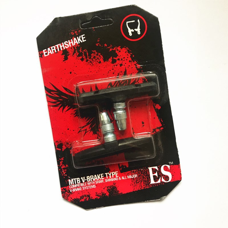 Оптовая продажа коробочных тормозных колодок для горного велосипеда v-образного типа безшумные тормозные колодки