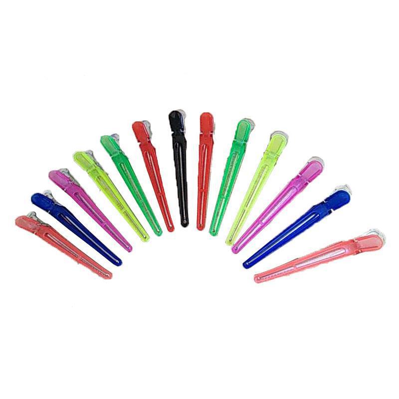 Beauty hairpin hairdressing tools duckbill clip hair care hair dyeing partition clip multi-color optional plastic positioning clip hairpin