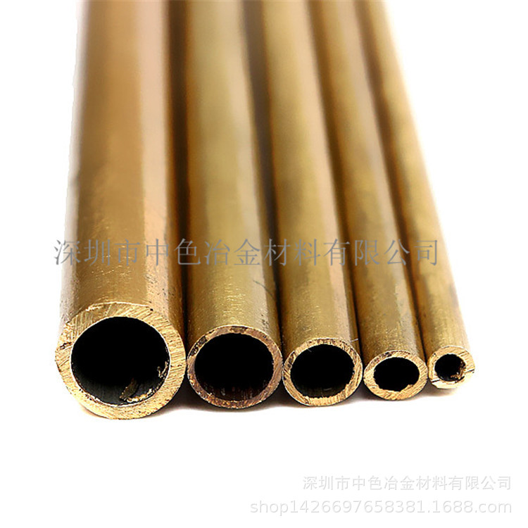 High quality thin wall capillary brass casing wholesale H62 brass tube processing lead free copper tube h65 small copper tube