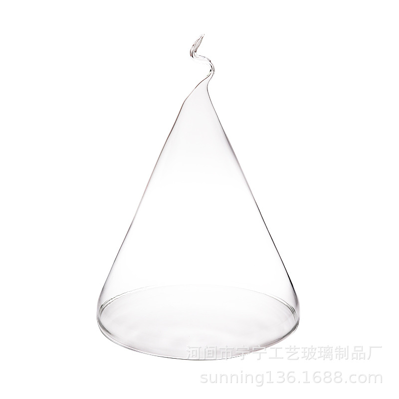 Glass Smoke Cover Wholesale in Stock, Factory Direct Supply, Hotel Supplies, Creative Glass Dry Ice Tableware, Dust-Proof and Fresh-Keeping Cover