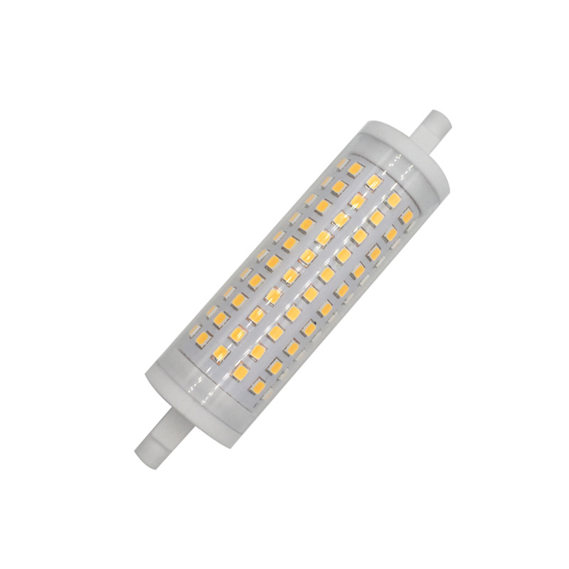 LED R7S 118 15W CE replacement J 118 500W metal halide lamp transparent cover dimming 230V/120V