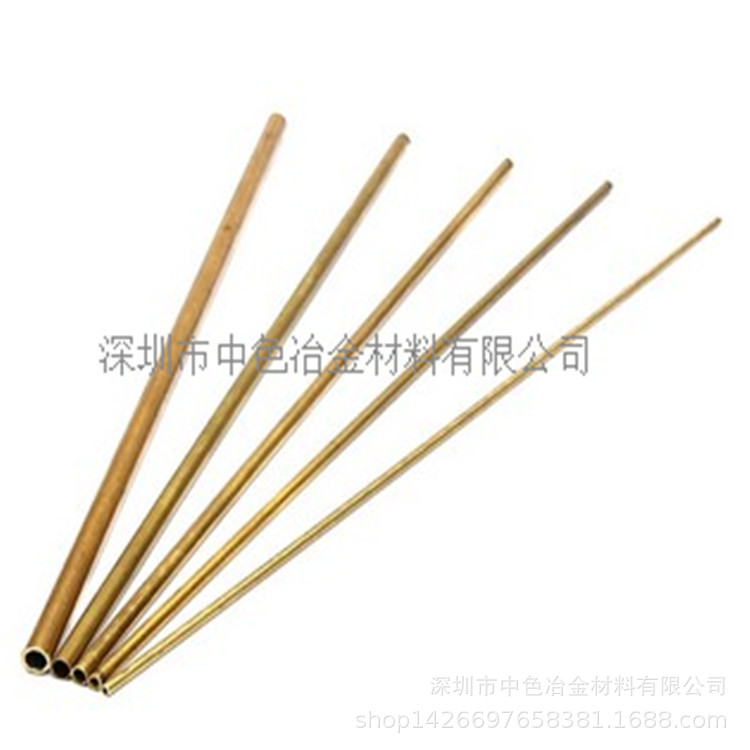 Высококачественная тонкостенная капиллярная латунная оболочка, оптовая продажа, обработка латунной трубы H62, безсвинцовая медная труба H65, маленькая медная труба