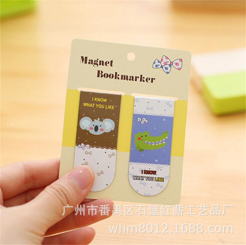 Hanging card magnet bookmark spot magnetic bookmark Amazon hot selling bookmark paper magnetic bookmark soft magnetic bookmark