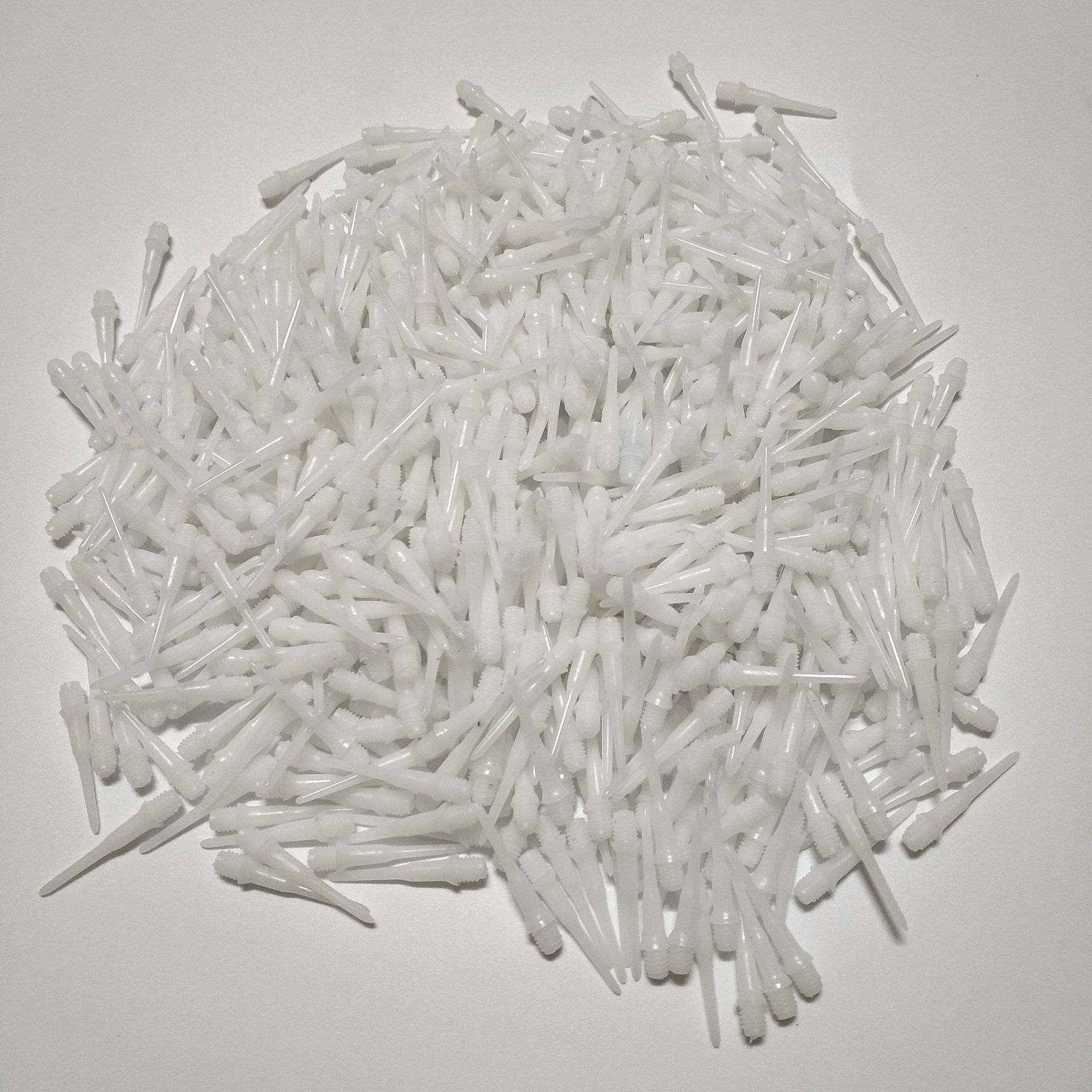 2Ba Digital Dart Head Safety Plastic Head Dart Tip Safety (Soft) 27mm Long Black/White