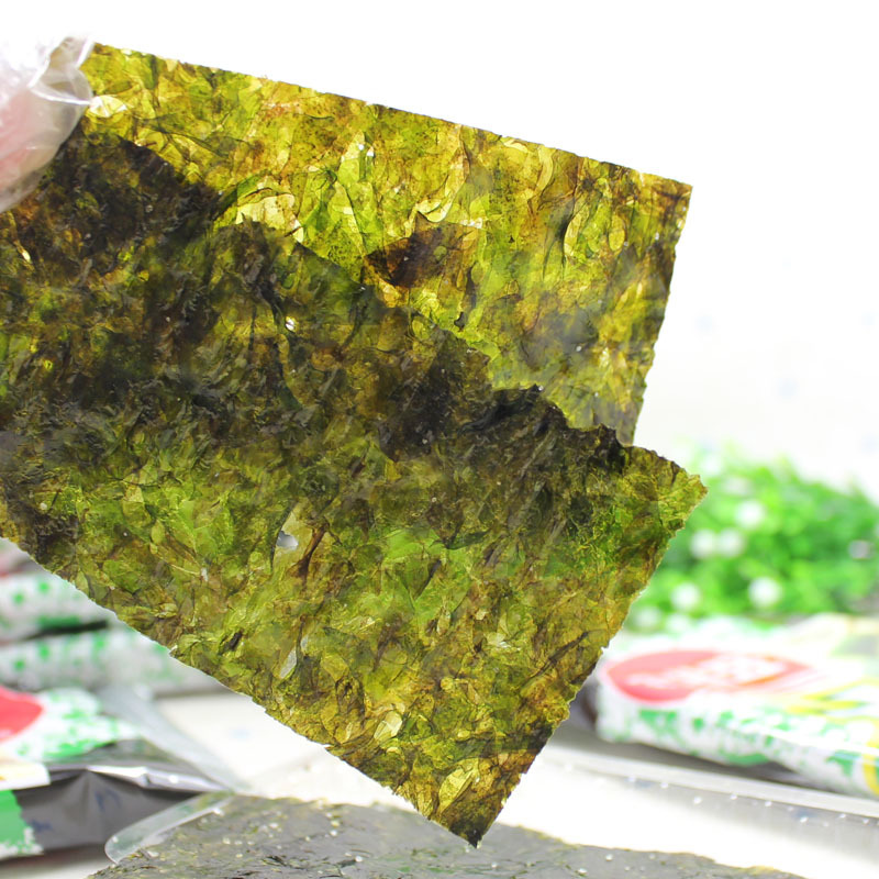 South Korea Imported Sea Brand Seaweed 16g Mustard Original Instant Porphyra Chips Children's Sushi Rice Mixed Rice Snacks