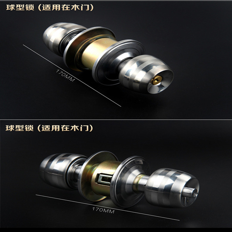 Круглый замок для двери комнаты универсальный замок для деревянной двери