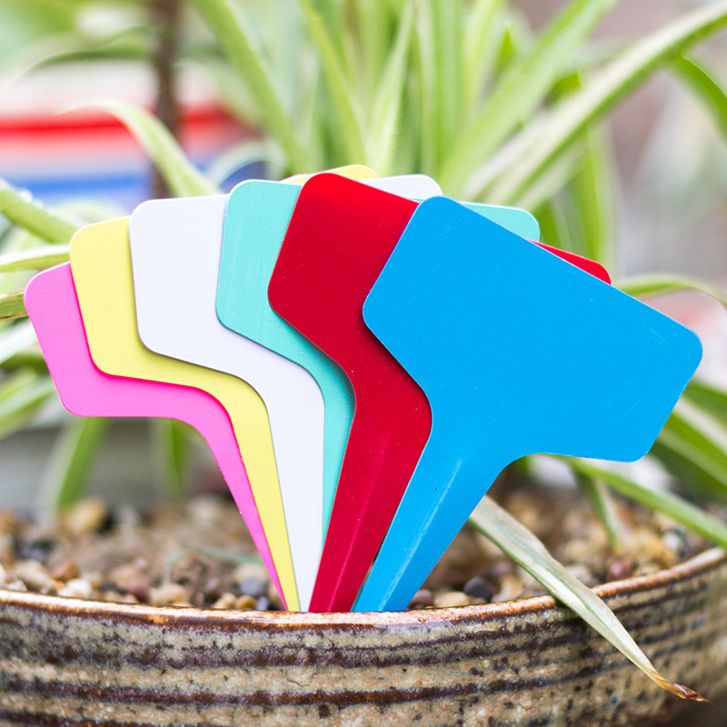 [Factory direct] T-shaped PVC material Amazon cross-border hot selling gardening flowers and plants label insert card