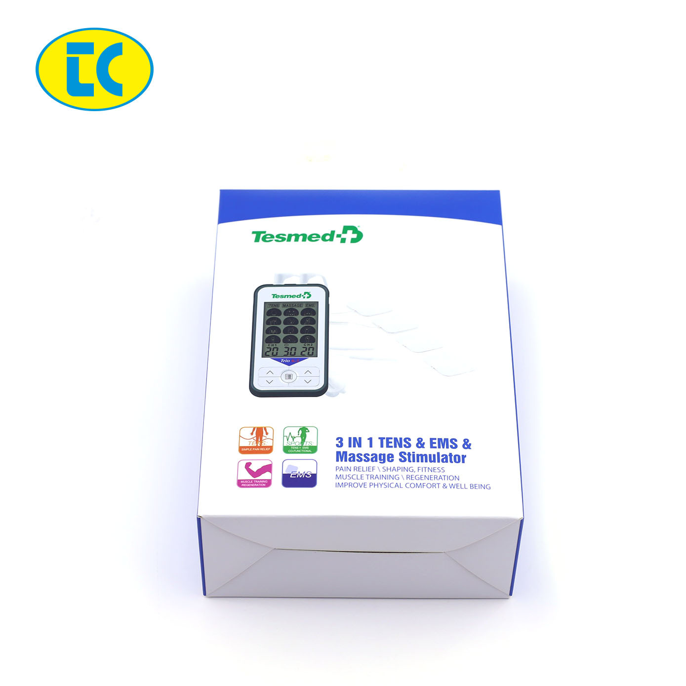 Customized Rectangular Therapy Device Color Box, Mobile Phone Battery Iron Box Packaging, Protective Uv Cold Stamping, Environmentally Friendly Therapy Device Packaging