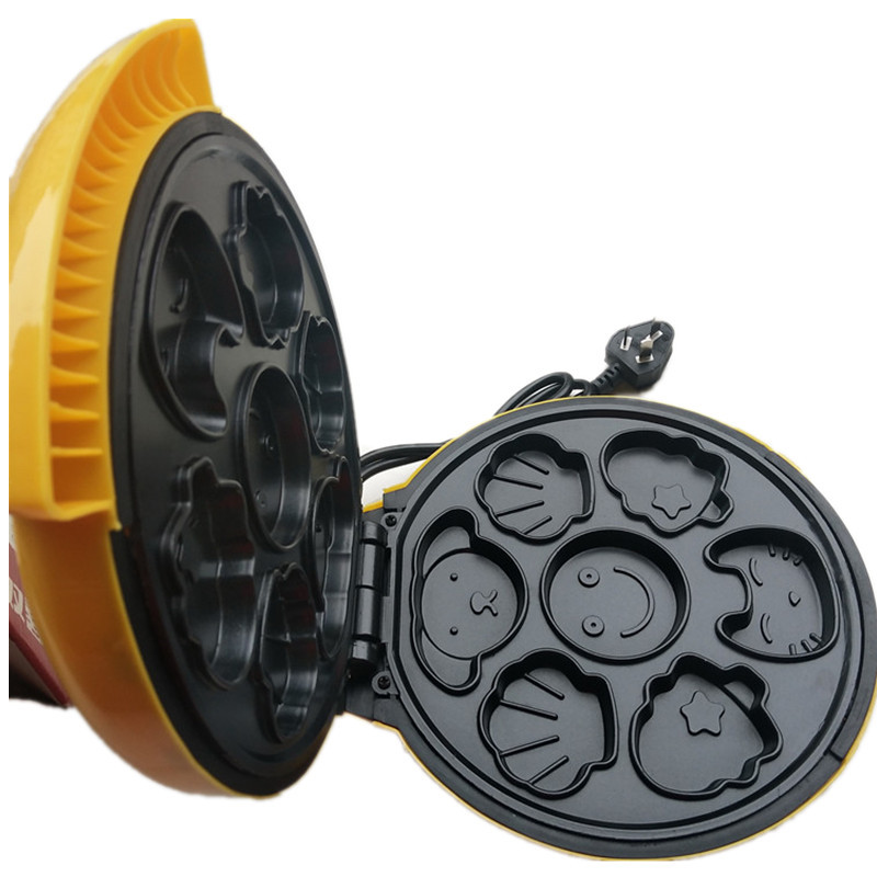 Cross-border Cartoon Multifunctional Cake Machine Mini Automatic Household Cake Machine Electric Cake Stall Kitchen Supplies US Regulations