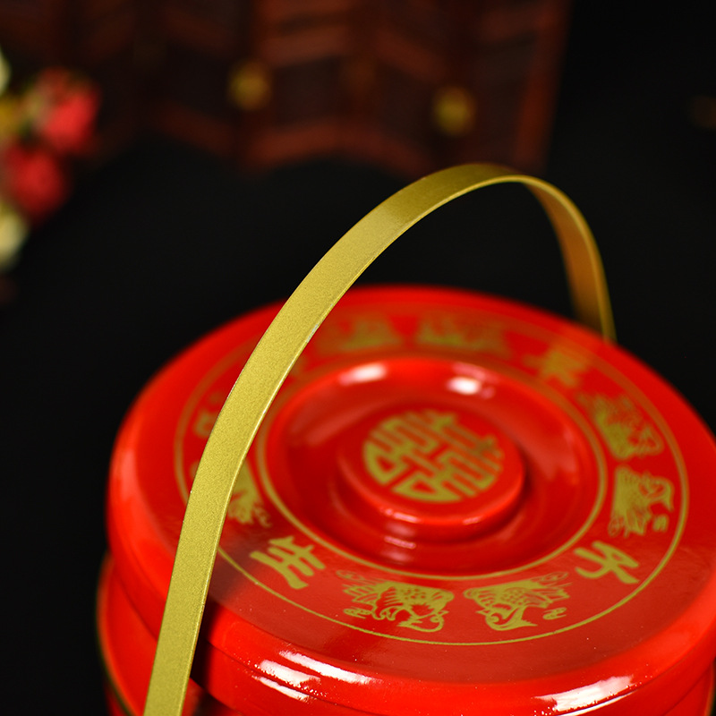 Wedding New Wooden Sun Bucket Large Big Red Sun Bucket Wholesale Manufacturer Supplies Ornaments Wedding Bucket