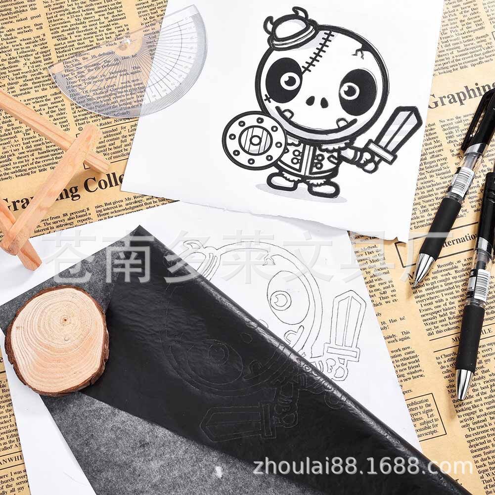Manufacturer Sells Painting Graphite Copy Paper Tracing Carbon Black Copy Paper Amazon Specializes in Online Shopping Link