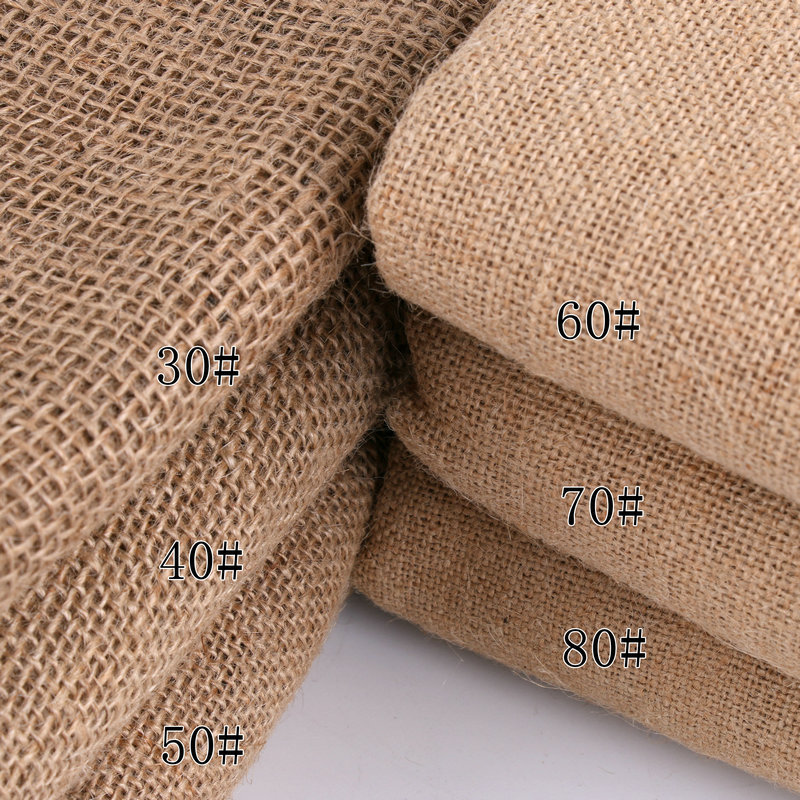 Jute cloth in stock handbags linen pet supplies 304050607080 bags jute cloth fabric burlap cloth