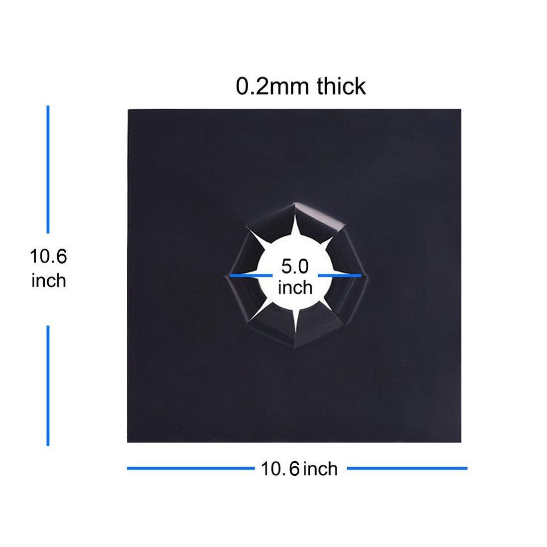 Защитный коврик для газовой плиты из тефлона антипригарный и маслоотталкивающий
