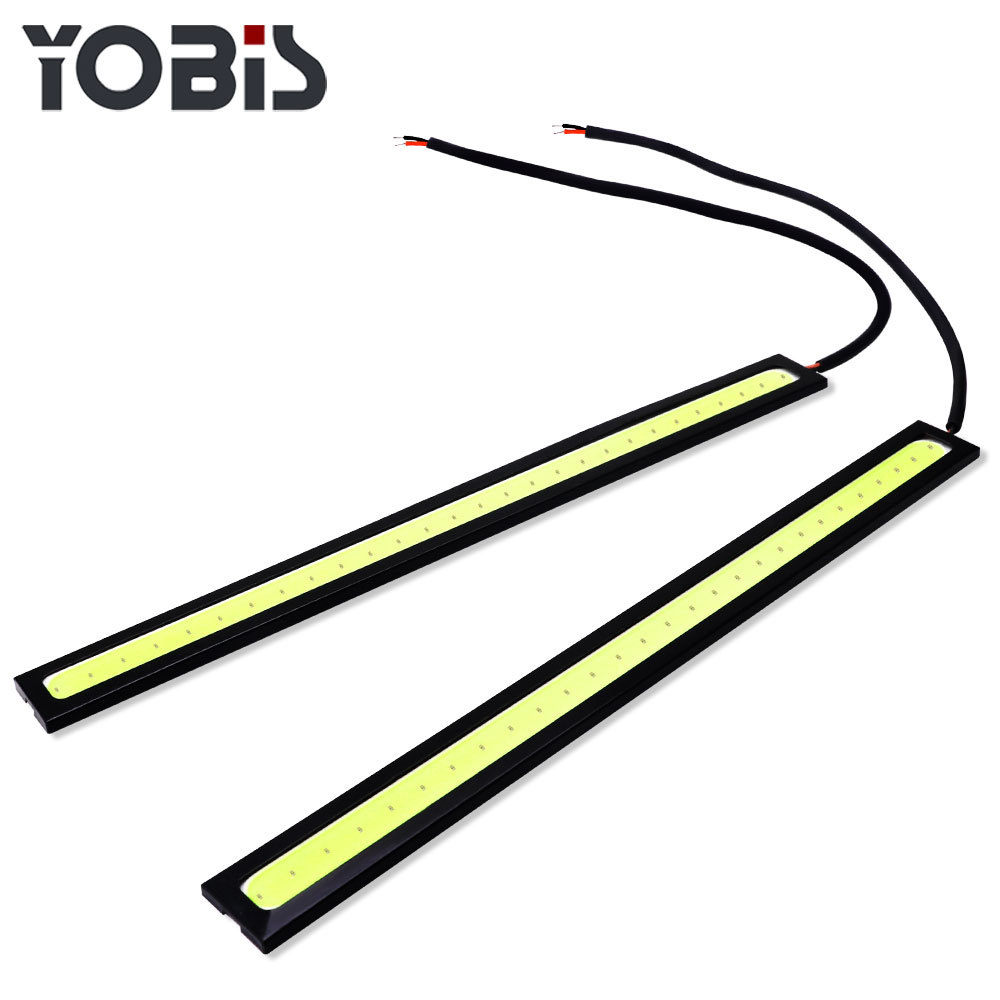 Ubiisi COB дневные ходовые огни 17см, супер яркие, водонепроницаемые, DC12V