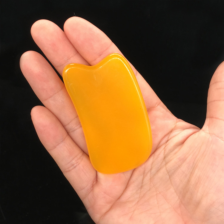 03 Small Plastic Scraping Board for Back Face Face Eye Corner Board Meridian Beeswax Color Scraping