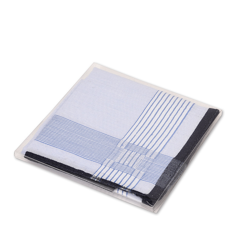New handkerchief cotton sweat-absorbent towel towel men's handkerchief cotton gift box handkerchief 40cmlogo