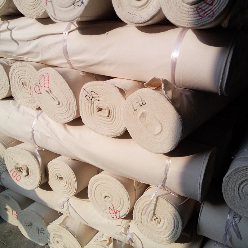 Cross-border double-sided twill blended gray fabric 91*68 wide rayon gray fabric dyed woven garment pocket fabric