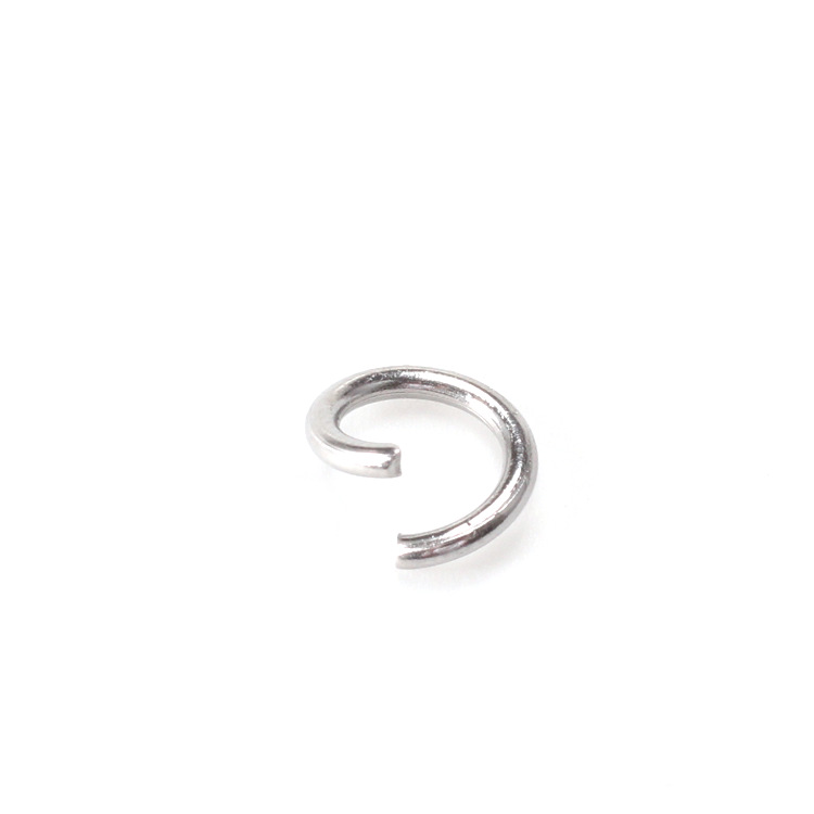 in stock copper iron 304 stainless steel open ring closed single ring open connection ring diy jewelry accessories